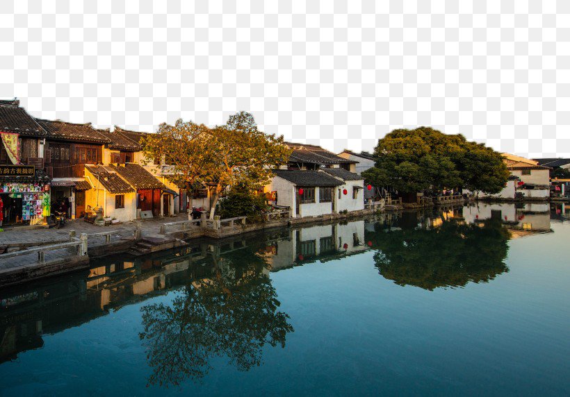 Nanjing Nanxun District Xitang Wuzhen Zhouzhuang, PNG, 820x572px, Nanjing, Airline, Canal, China, City Download Free
