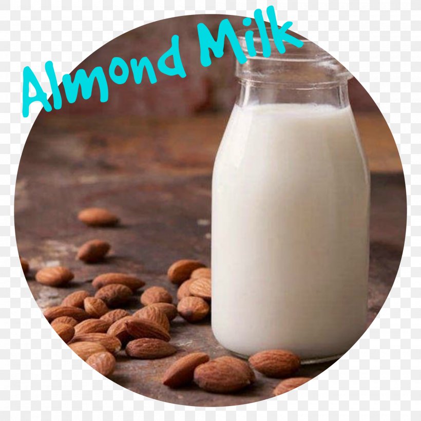 Almond Milk Milk Substitute Plant Milk Soy Milk, PNG, 2000x2000px, Almond Milk, Almond, Cream, Dairy Product, Dairy Products Download Free
