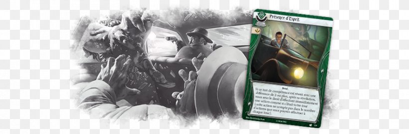 Arkham Horror: The Card Game Asmodée Éditions Dunwich, PNG, 880x290px, Arkham Horror The Card Game, Arkham, Arkham Horror, Artwork, Black And White Download Free