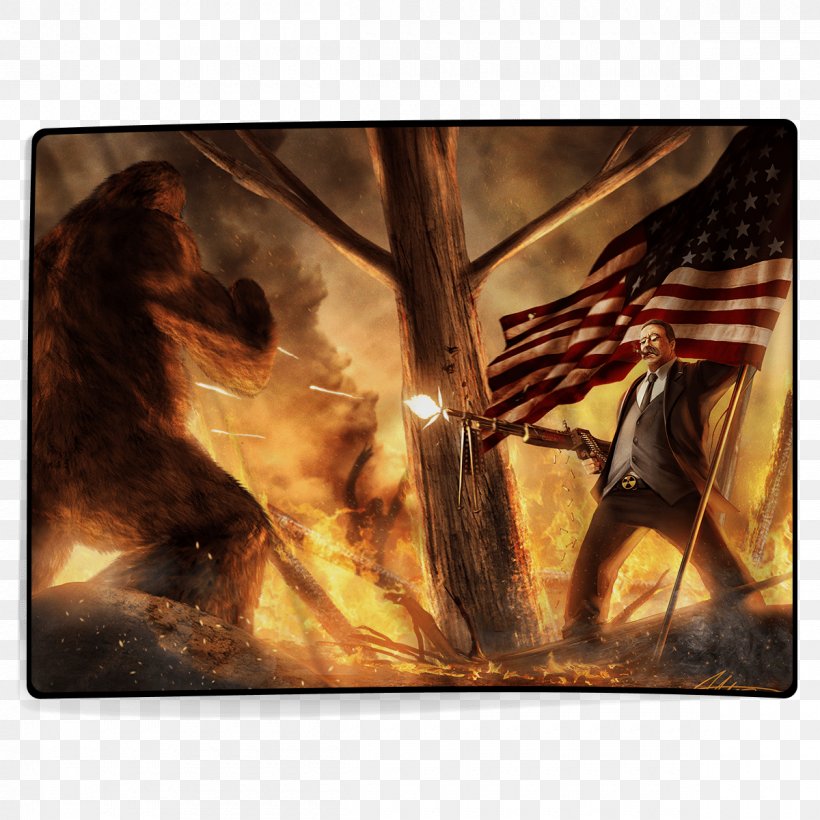 Bigfoot President Of The United States Yeti Skunk Ape, PNG, 1200x1200px, Bigfoot, Abraham Lincoln, Andrew Jackson, Flame, Folklore Of The United States Download Free