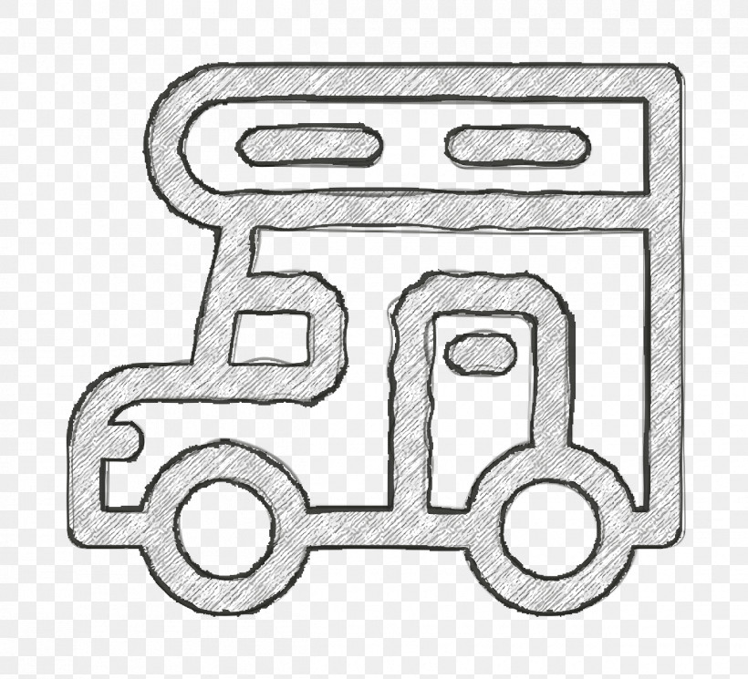Caravan Icon Vehicles And Transports Icon, PNG, 1250x1136px, Caravan Icon, Black And White, Computer Hardware, Door, Door Handle Download Free