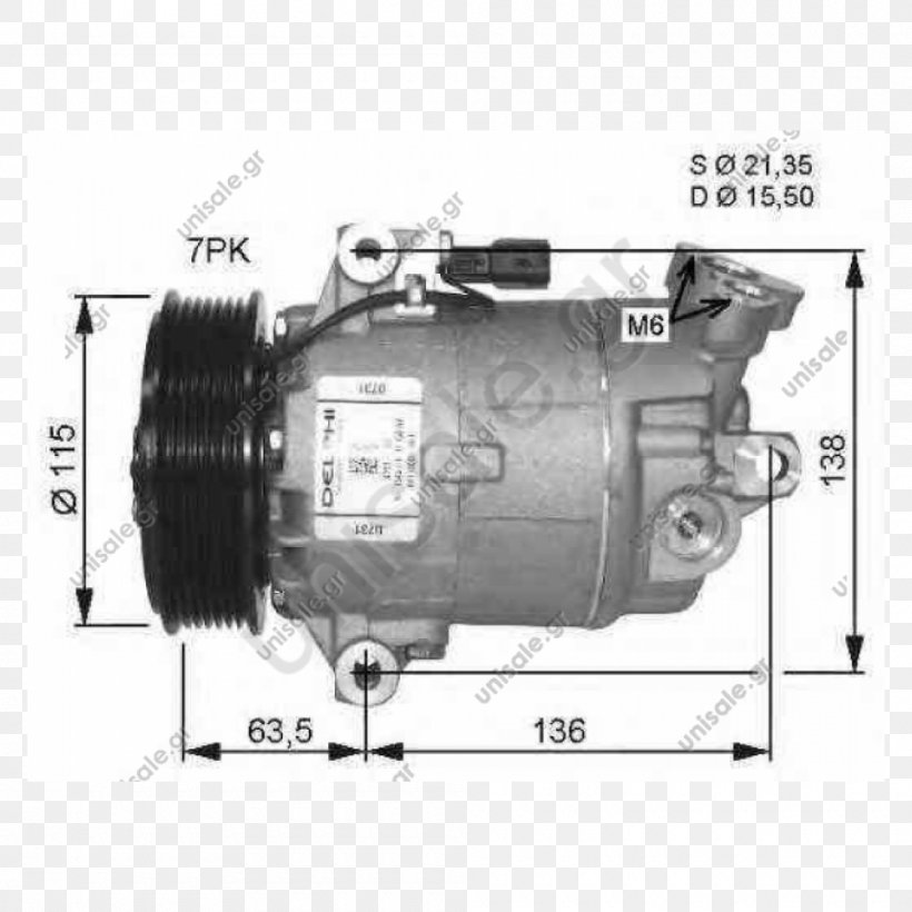 Nissan Qashqai Nissan X-Trail Renault Scénic Renault Mégane, PNG, 1000x1000px, Nissan Qashqai, Air Conditioning, Auto Part, Clutch Part, Compressor Download Free