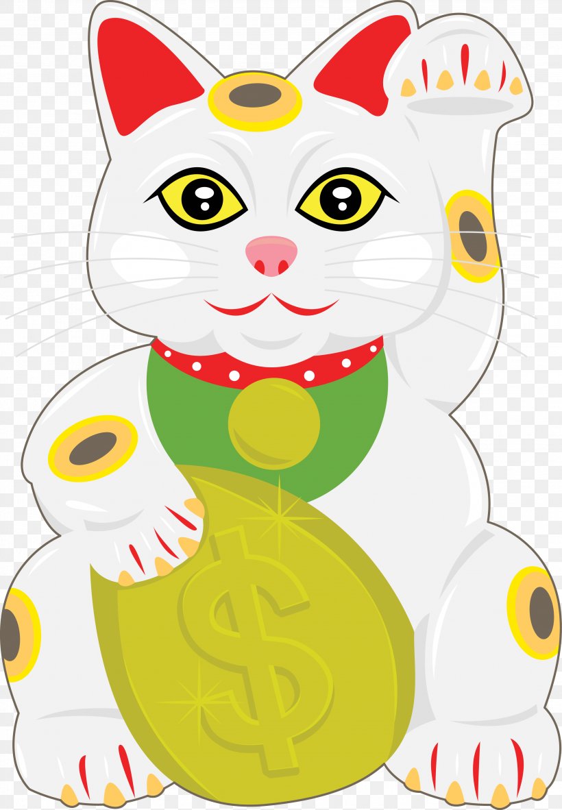 Cat Maneki-neko Luck Clip Art, PNG, 3013x4344px, Cat, Area, Art, Artwork, Carnivoran Download Free