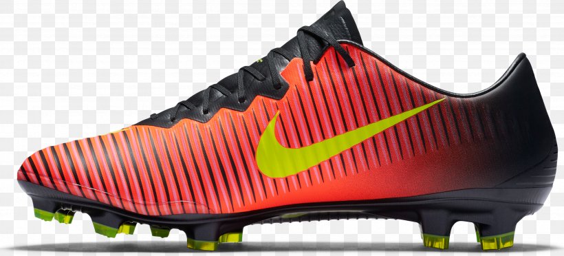 Nike Mercurial Vapor Football Boot Shoe, PNG, 2674x1214px, Nike Mercurial Vapor, Adidas, Athletic Shoe, Boot, Cleat Download Free