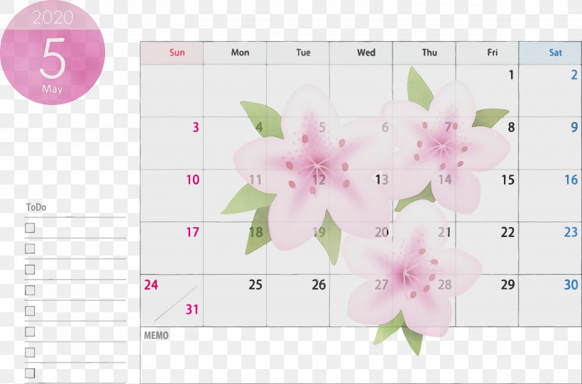 Pink Text Petal Plant Flower, PNG, 3000x1982px, 2020 Calendar, May 2020 Calendar, Blossom, Flower, May Calendar Download Free