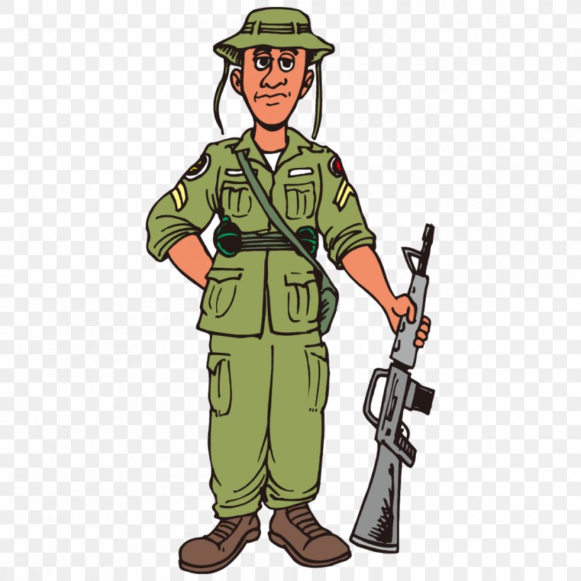Soldier Cartoon Army, PNG, 1000x1000px, Soldier, Army, Army Men, Army Officer, Cartoon Download Free