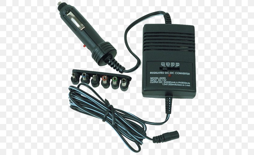Battery Charger AC Adapter Laptop Car, PNG, 500x500px, Battery Charger, Ac Adapter, Adapter, Alternating Current, Car Download Free