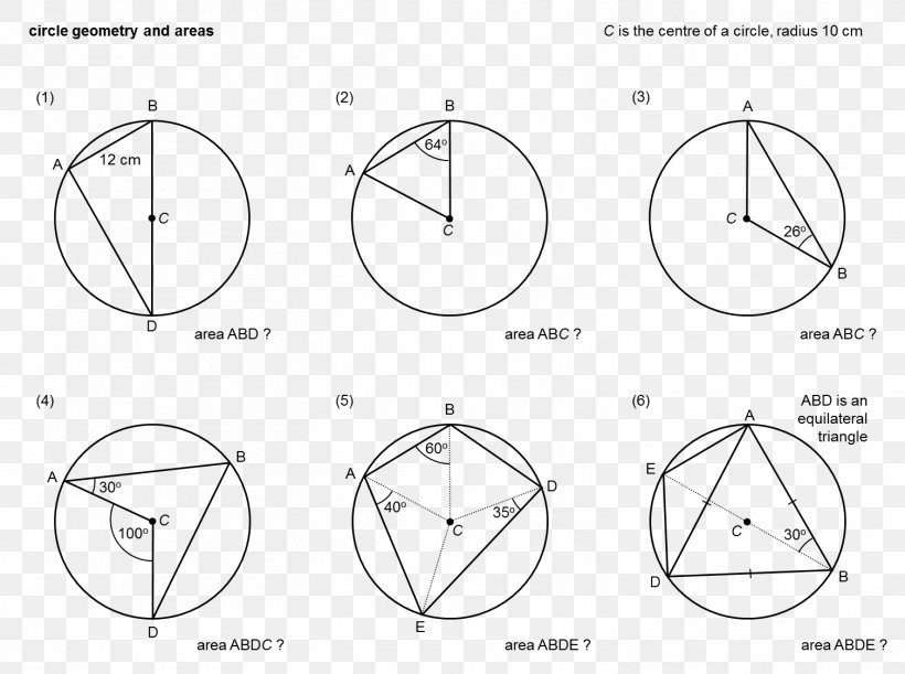 Circle Angle Theorem Mathematics Geometry, PNG, 1508x1125px, Theorem, Area, Black And White, Coseno, Diagram Download Free