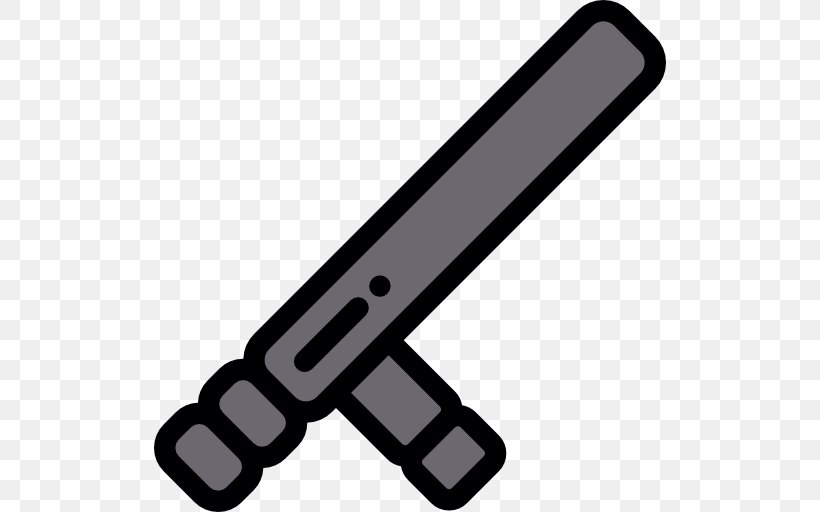 Baton Tonfa Gun, PNG, 512x512px, Baton, Cartoon, Central Heating, Gun, Hardware Download Free