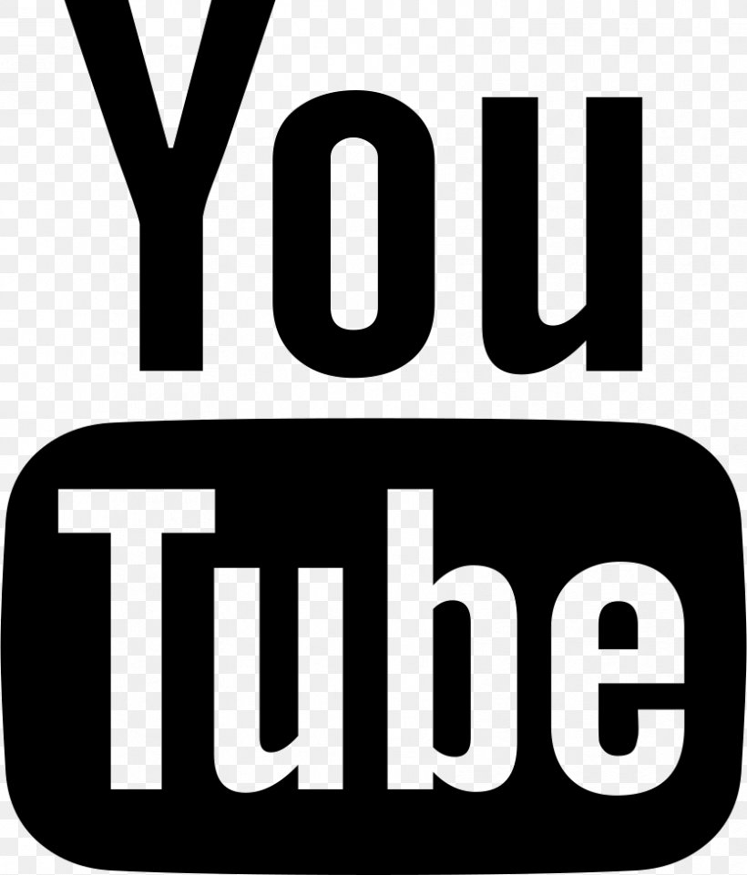 YouTube Clip Art Logo, PNG, 836x980px, Youtube, Area, Black And White, Brand, Logo Download Free