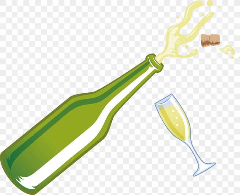 Champagne Bottle Toast, PNG, 1969x1603px, Champagne, Bottle, Cup, Drinkware, Tableglass Download Free