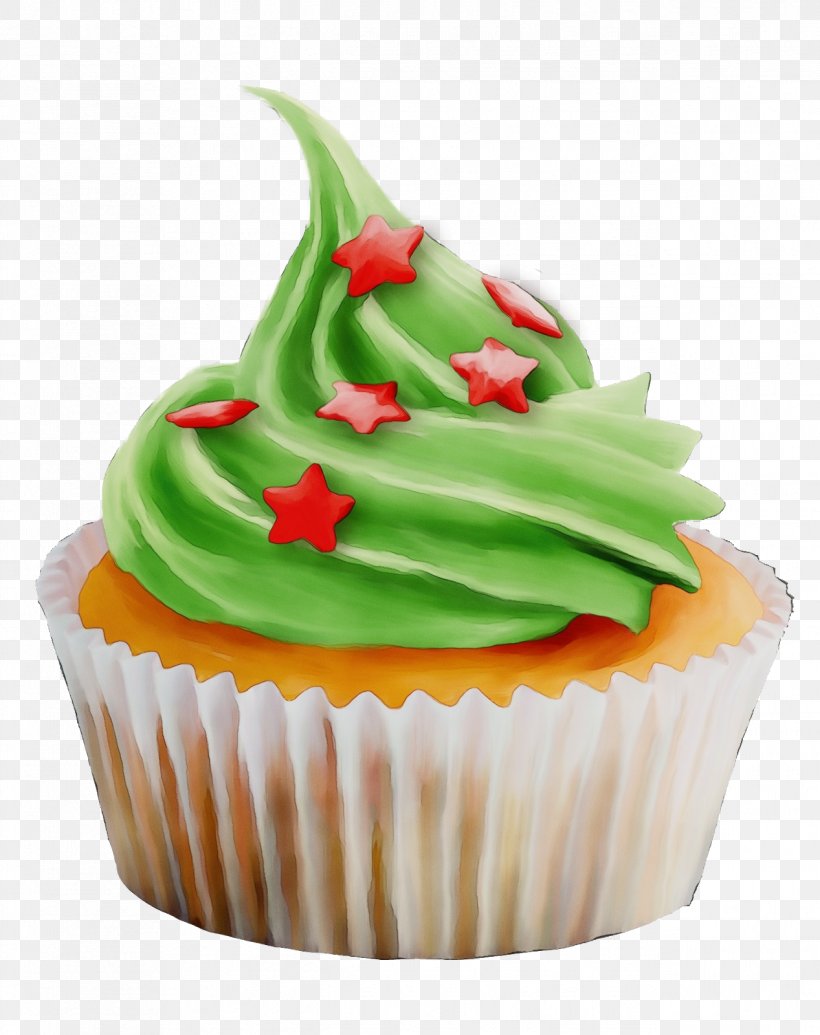 Cupcake Baking Cup Icing Food Green, PNG, 1267x1600px, Watercolor, Baking Cup, Buttercream, Cake, Cupcake Download Free