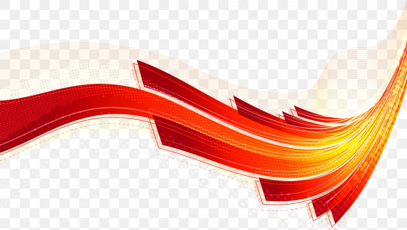 Line Curve Red Euclidean Vector, PNG, 1300x736px, Curve, Abstract Art, Color, Line Art, Orange Download Free