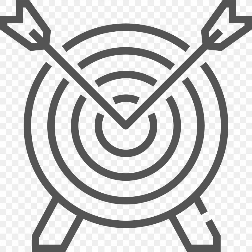 Target Icon Archery, PNG, 2134x2134px, Icon Design, Blackandwhite, Line Art, Royaltyfree Download Free