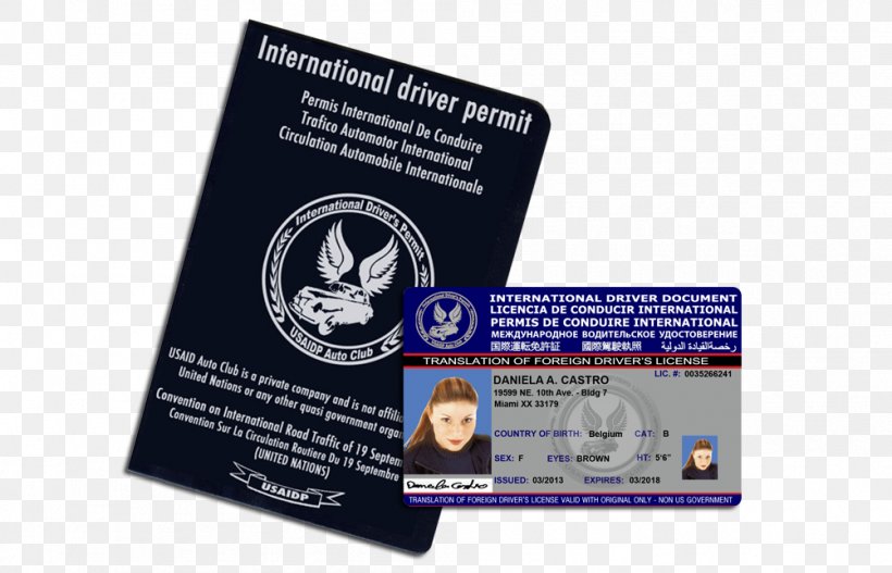 Driver's License International Driving Permit Car Identity Document, PNG, 1002x645px, International Driving Permit, Advertising, Brand, Car, Company Download Free