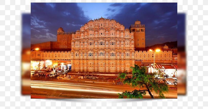 Hawa Mahal Taj Mahal Golden Triangle Package Tour Tourist Attraction, PNG, 673x430px, Hawa Mahal, Agra, Building, Facade, Golden Triangle Download Free