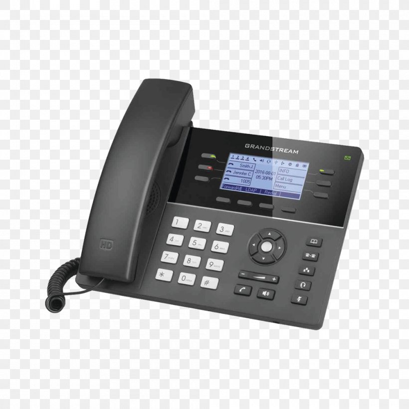 Grandstream Networks Grandstream GXP1760 SIP VoIP Phone Telephone Asterisk, PNG, 1000x1000px, Grandstream Networks, Answering Machine, Asterisk, Business, Business Telephone System Download Free