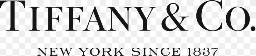 Tiffany & Co. New York City Logo Jewellery Retail, PNG, 1092x243px, Tiffany Co, Area, Black, Black And White, Brand Download Free