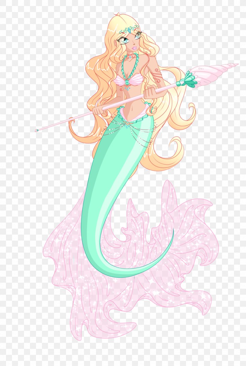 Fairy Mermaid Sirenix Illustration DeviantArt, PNG, 1024x1520px, Watercolor, Cartoon, Flower, Frame, Heart Download Free