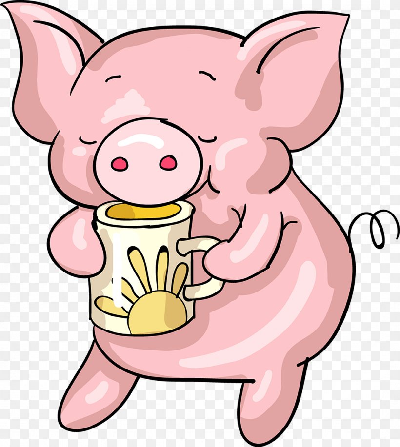 Hogs And Pigs Cartoon Drawing Clip Art, PNG, 1073x1200px, Watercolor, Cartoon, Flower, Frame, Heart Download Free