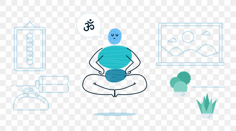 Meditating, PNG, 2500x1398px, Meditating, Cartoon, Diagram, Line, Logo Download Free