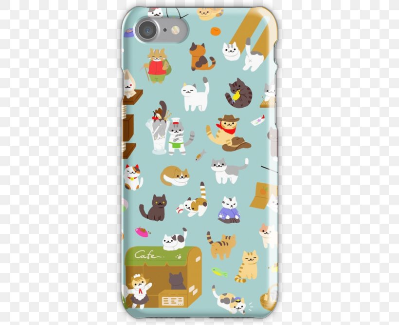 Neko Atsume Cat IPhone 6 Apple IPhone 8 Plus IPhone 7, PNG, 500x667px, Neko Atsume, Apple Iphone 8 Plus, Bag, Cat, Drawing Download Free