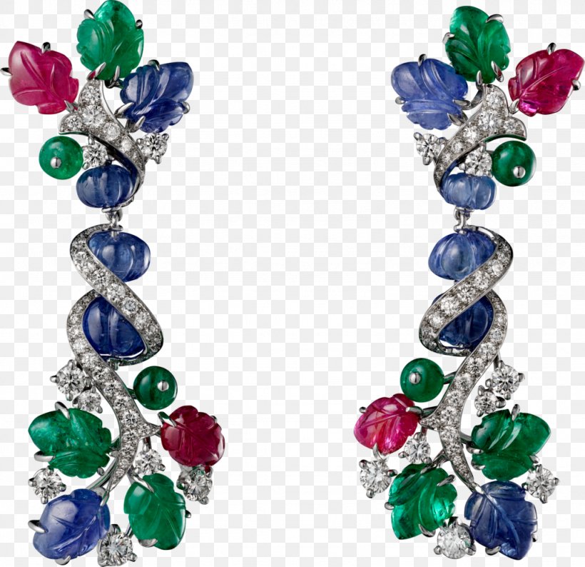Ruby Earring Jewellery Cartier Emerald, PNG, 1024x992px, Ruby, Body Jewelry, Brilliant, Brooch, Cartier Download Free