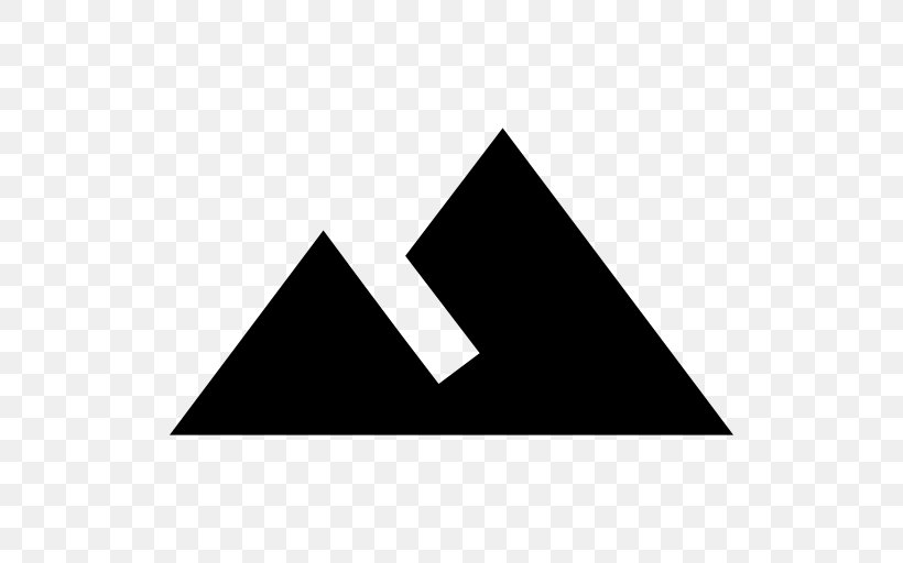 Terrain Mountain Range Les Trois Vallées Logo, PNG, 512x512px, Terrain, Area, Black, Black And White, Brand Download Free
