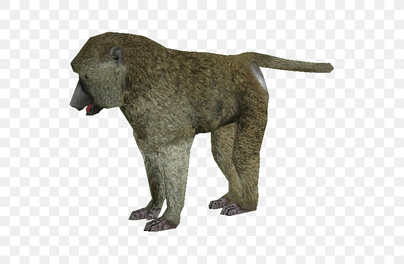 Zoo Tycoon 2 Macaque Olive Baboon Primate, PNG, 537x537px, Olive Baboon, Baboons, Cercopithecidae, Fauna, Fur Download Free