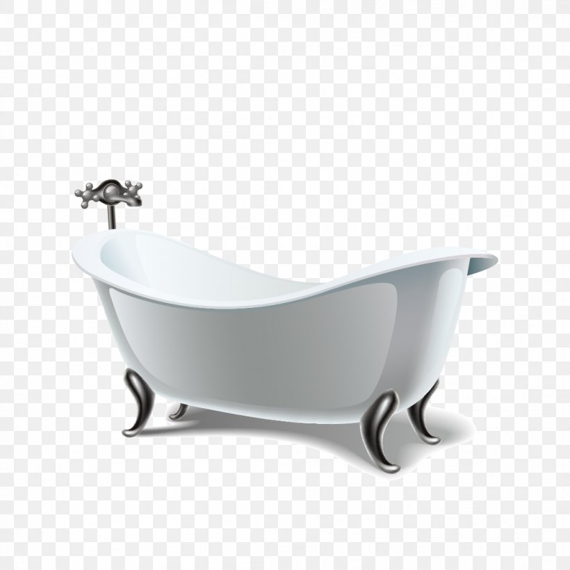 Bathroom Bathtub Euclidean Vector, PNG, 1042x1042px, Bathroom, Bathroom Sink, Bathtub, Furniture, House Download Free