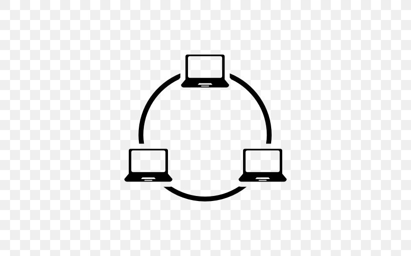 Computer Network Clip Art, PNG, 512x512px, Computer Network, Area, Black And White, Communication Protocol, Computer Download Free