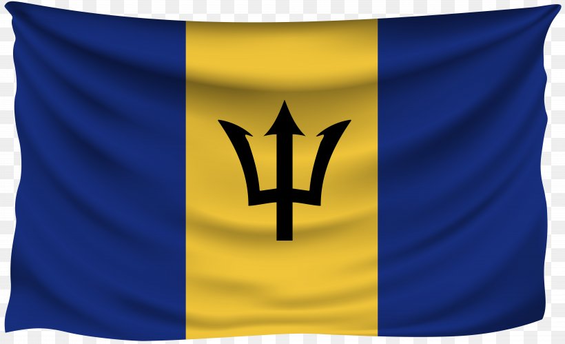 Flag Of Barbados Throw Pillows Font, PNG, 8000x4869px, Barbados, Electric Blue, Flag, Flag Of Barbados, Taylormade Download Free