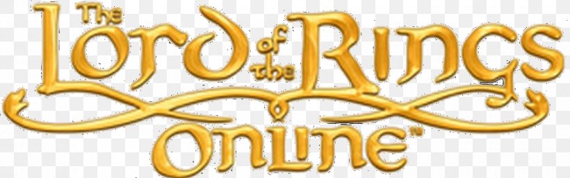 Gold The Lord Of The Rings Online Logo Brand Font, PNG, 900x283px, Gold, Area, Brand, Logo, Lord Of The Rings Online Download Free