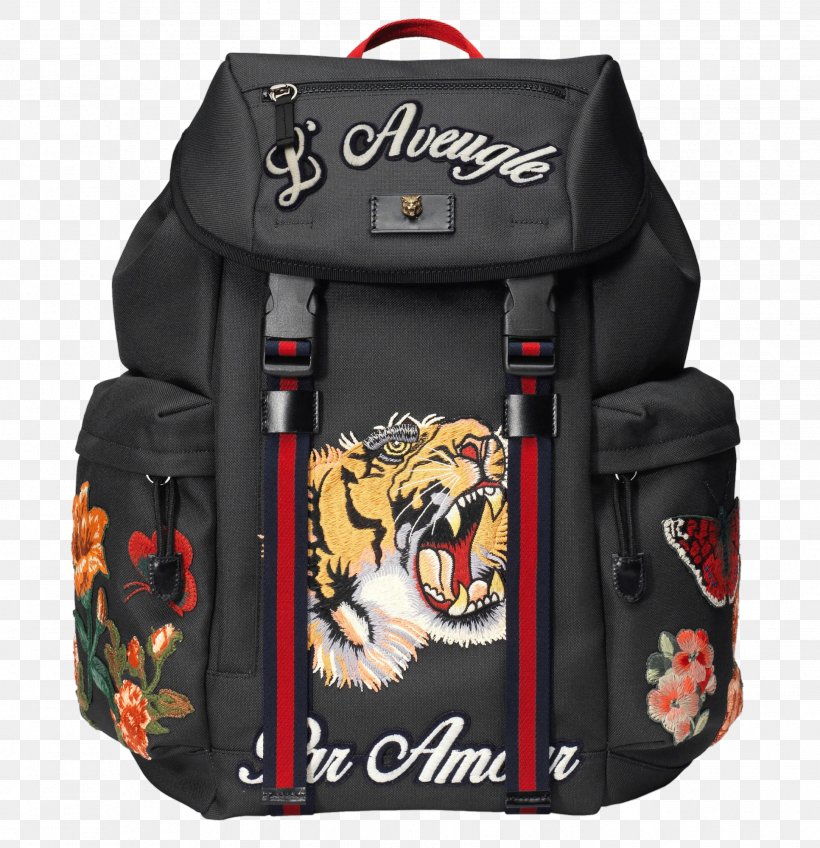 Gucci Backpack Bag Canvas Leather, PNG, 1933x2001px, Gucci, Alessandro Michele, Applique, Backpack, Bag Download Free