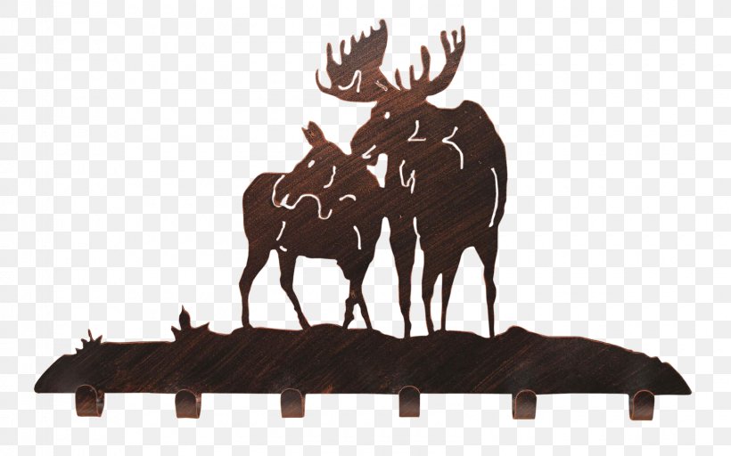 Moose Scene Coat Rack Coast Lamp Mfg Coat & Hat Racks Iron 4 Hook Coat Rack, PNG, 1600x1000px, Moose, Antler, Cattle Like Mammal, Coat Hat Racks, Deer Download Free