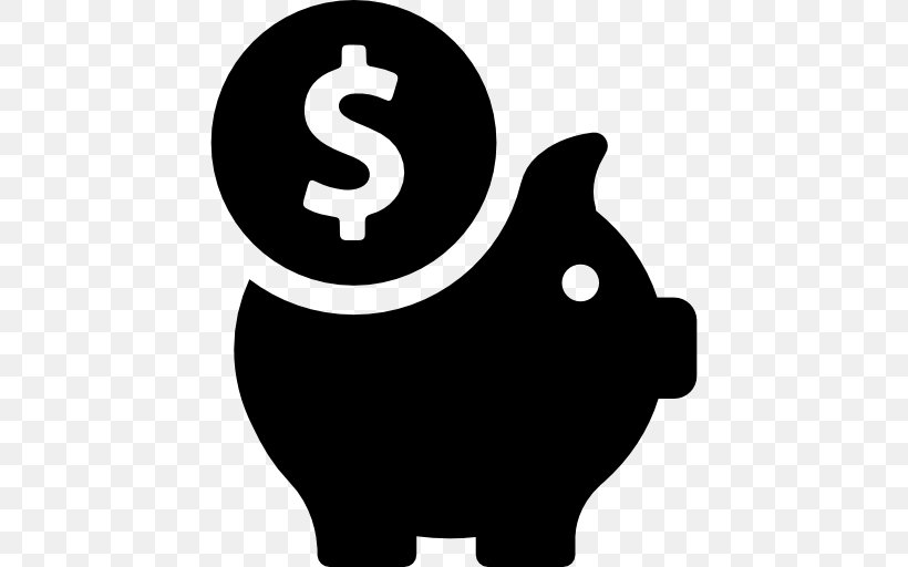 Piggy Bank Money Saving, PNG, 512x512px, Bank, Black, Black And White, Carnivoran, Cat Download Free