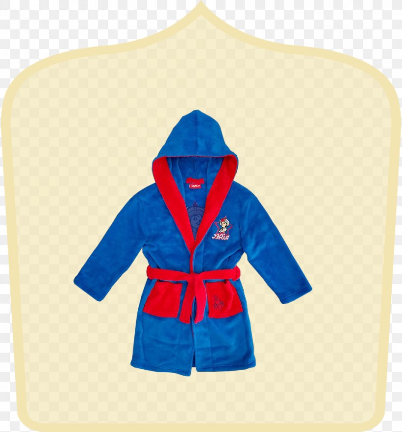 Clothing Hoodie Robe Outerwear, PNG, 954x1027px, Clothing, Blue, Cobalt Blue, Electric Blue, Hood Download Free