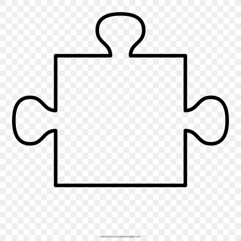 Jigsaw Puzzles Coloring Book Drawing Coloring Block Puzzle, PNG, 1000x1000px, Jigsaw Puzzles, Area, Black And White, Book, Color Download Free