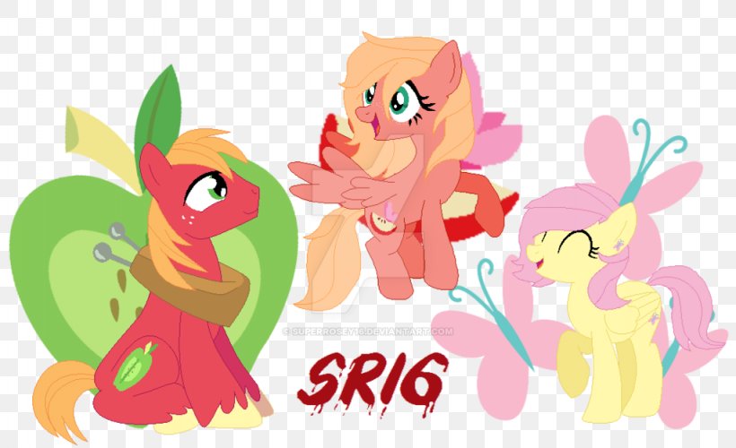 Pony Big McIntosh Fluttershy Sunset Shimmer Family, PNG, 1024x625px, Watercolor, Cartoon, Flower, Frame, Heart Download Free