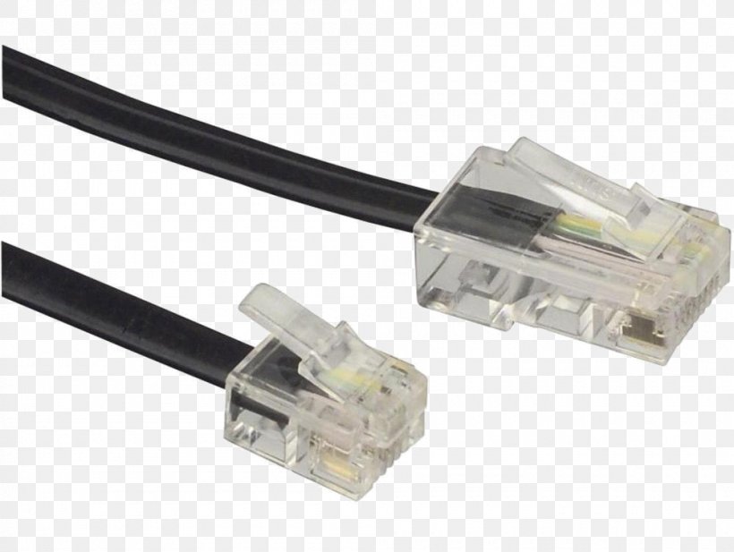 Registered Jack 8P8C RJ-11 Electrical Connector Twisted Pair, PNG, 1000x753px, Registered Jack, Cable, Category 5 Cable, Electrical Cable, Electrical Connector Download Free