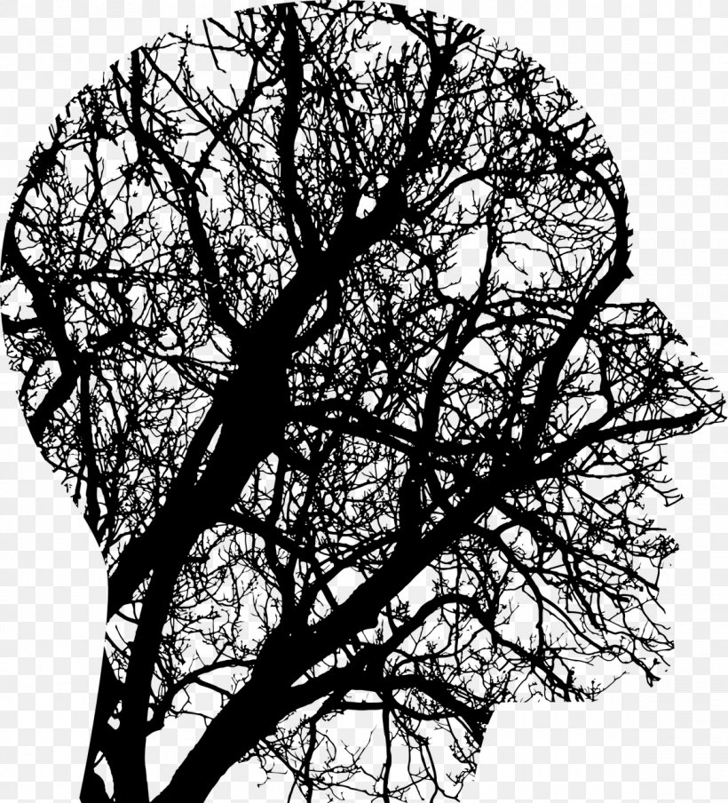 Thought Psychology Black And White Mind, PNG, 1160x1280px, Thought, Black And White, Branch, Consciousness, Emotion Download Free