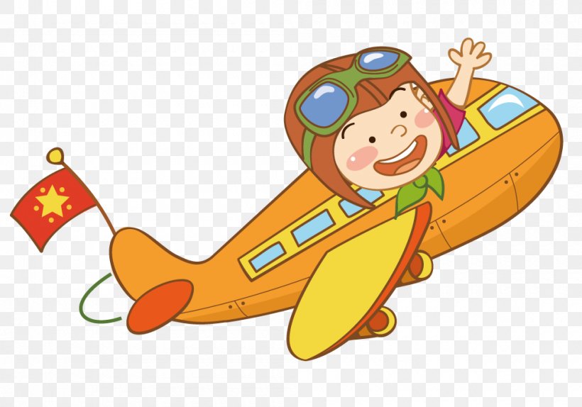 Airplane Cartoon Poster Illustration, PNG, 1000x700px, Airplane, Animation,  Art, Cartoon, Child Download Free