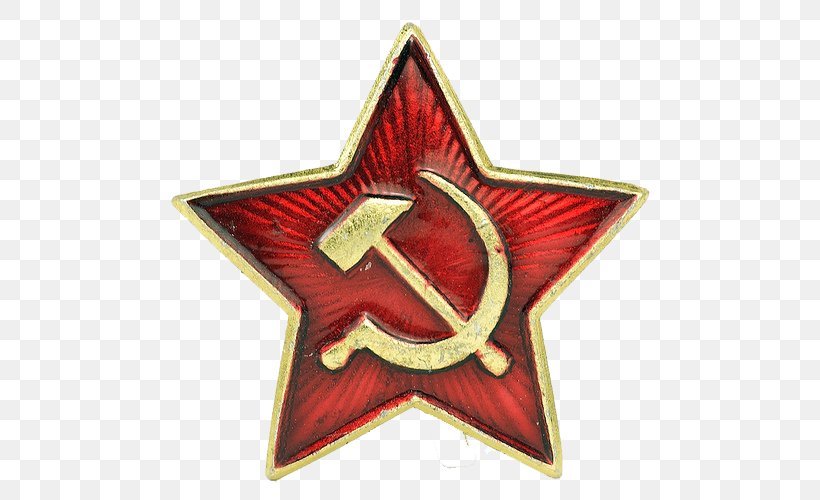 Badge Soviet Union Russia Hammer And Sickle Cockade, PNG, 500x500px, Badge, Cap Badge, Clothing, Cockade, Hammer And Sickle Download Free