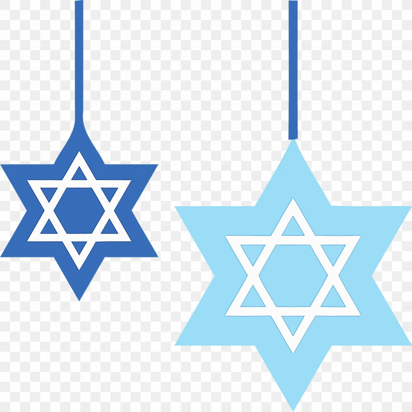 Line Electric Blue Symmetry Logo, PNG, 2999x3000px, Happy Hanukkah, Electric Blue, Line, Logo, Paint Download Free