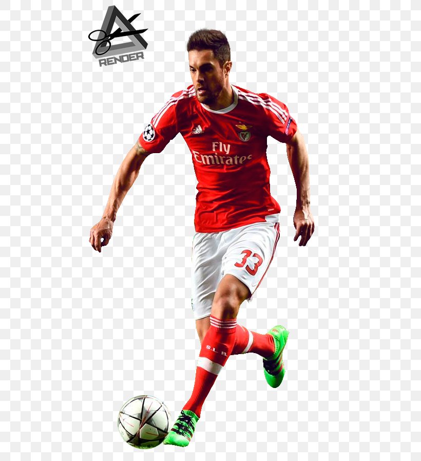 S.L. Benfica Football Player 3D Rendering, PNG, 515x897px, 3d Rendering, Sl Benfica, Andreas Samaris, Ball, Clothing Download Free
