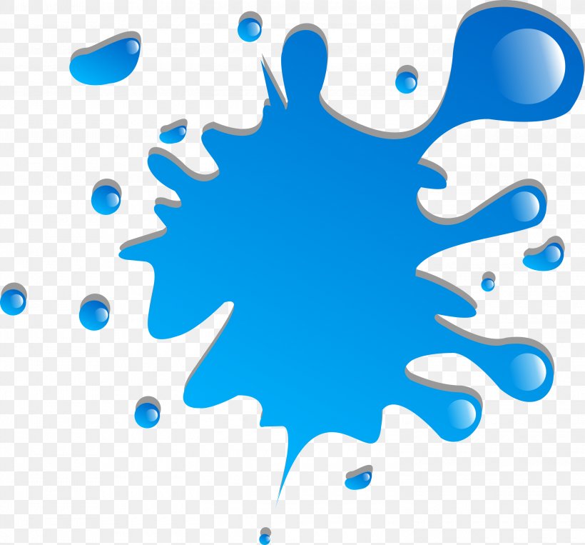 Blue Painting Color EnChajari Guia Comercial Turquoise, PNG, 3000x2794px, Blue, Aerography, Aqua, Azure, Cobalt Blue Download Free