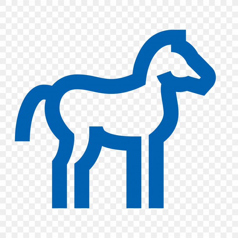 Horse Icon Design Clip Art, PNG, 1600x1600px, Horse, Area, Blue, Fictional Character, Horse Like Mammal Download Free