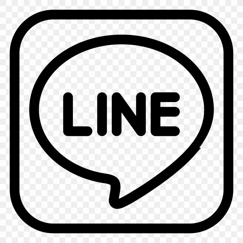IPhone LINE Logo, PNG, 1600x1600px, Iphone, Android, Area, Black, Black And White Download Free