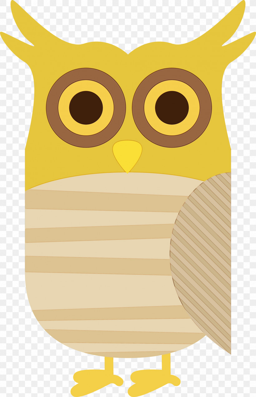 Owl M Yellow Cartoon Beak Font, PNG, 1932x2999px, Cartoon Owl, Beak, Cartoon, Cute Owl, Owl M Download Free