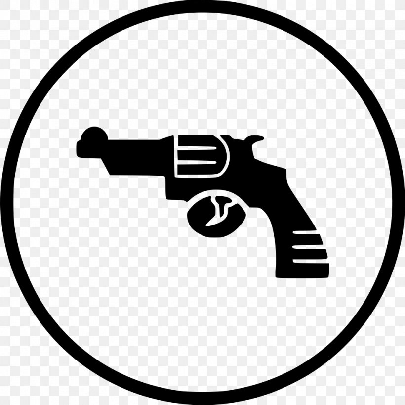 Handgun Clip Art, PNG, 981x980px, Handgun, Area, Black, Black And White, Bullet Download Free